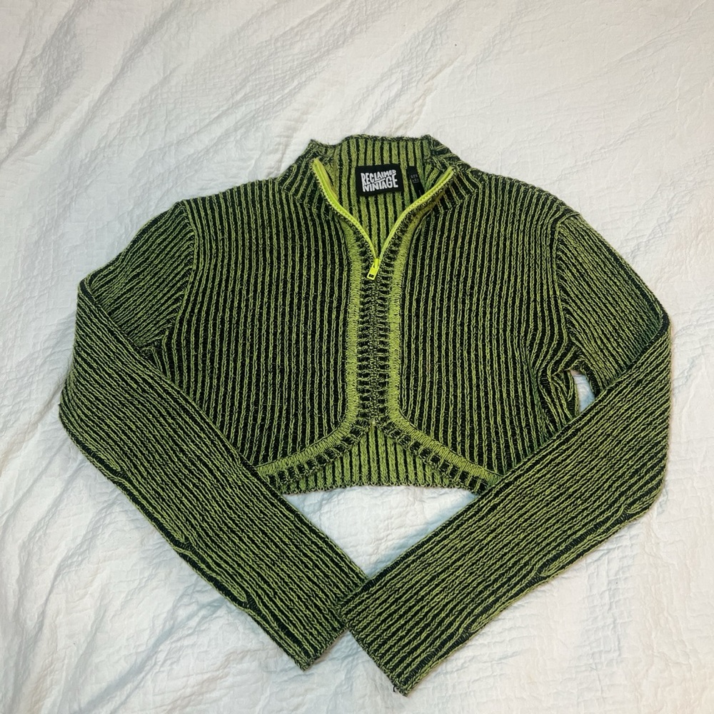 Reclaimed Vintage Cropped Zip